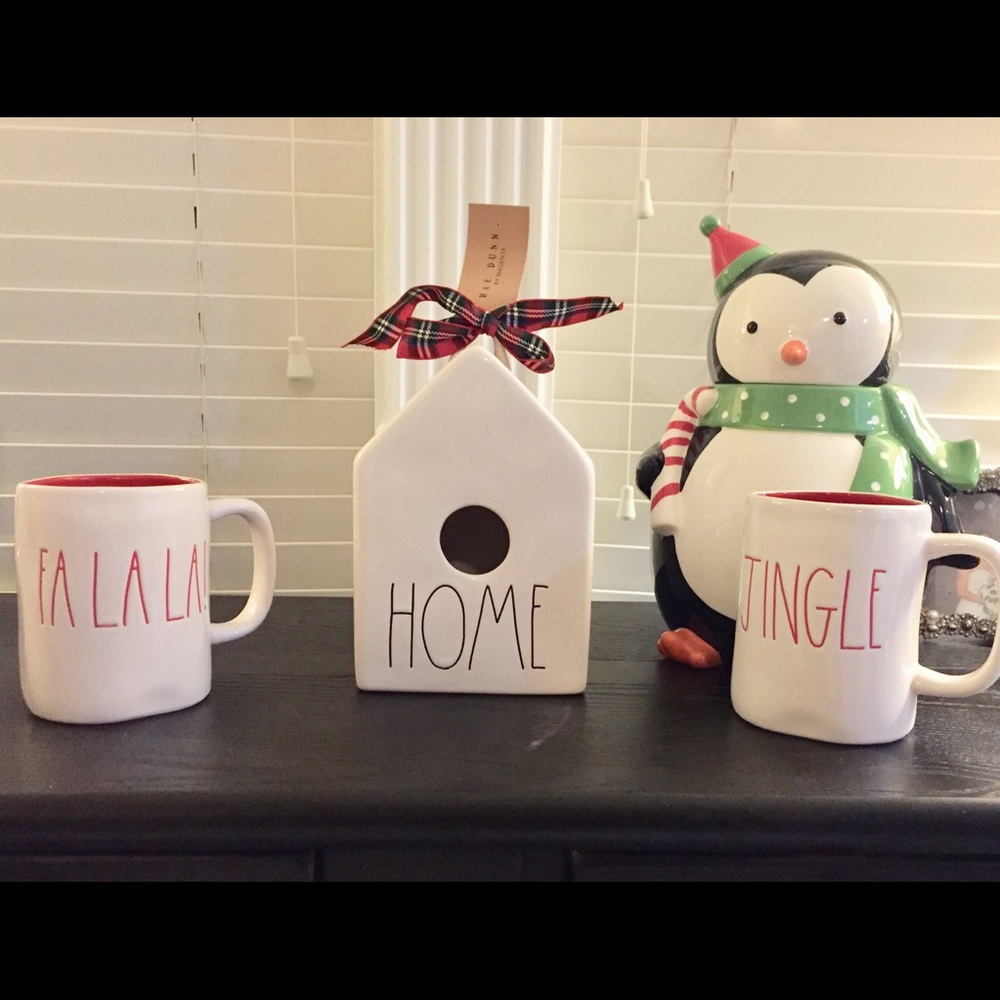 Rae Dunn Holiday Bird House